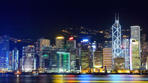 香港港珠澳大桥+尖沙咀+太平山+维多利亚港夜