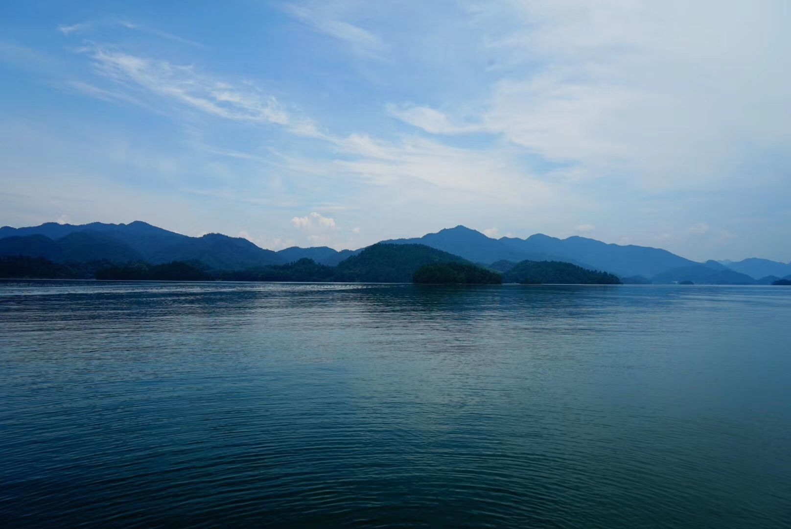 千岛湖中心湖区美得窒息！