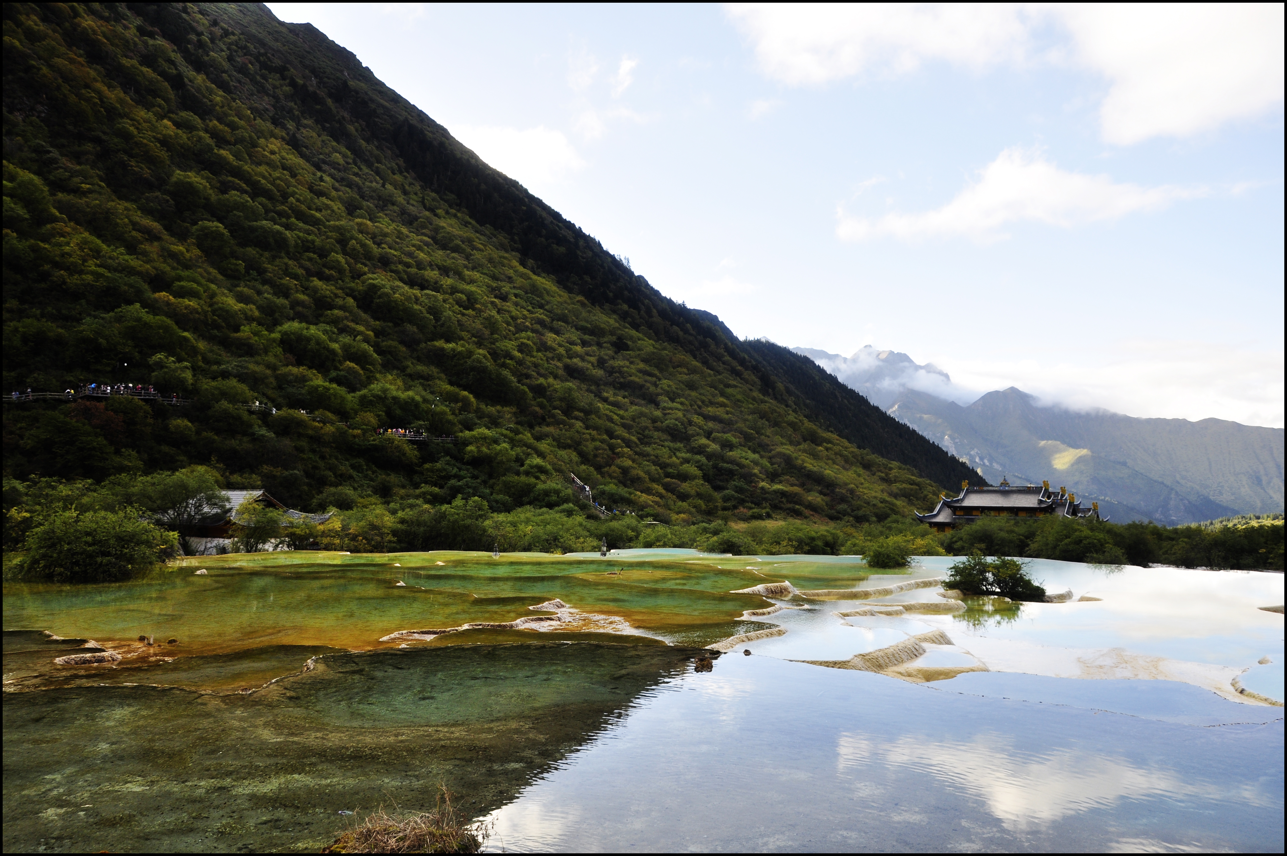 【携程攻略】黄龙风景名胜区黄龙五彩池景点,八年前游过一次,这是第二