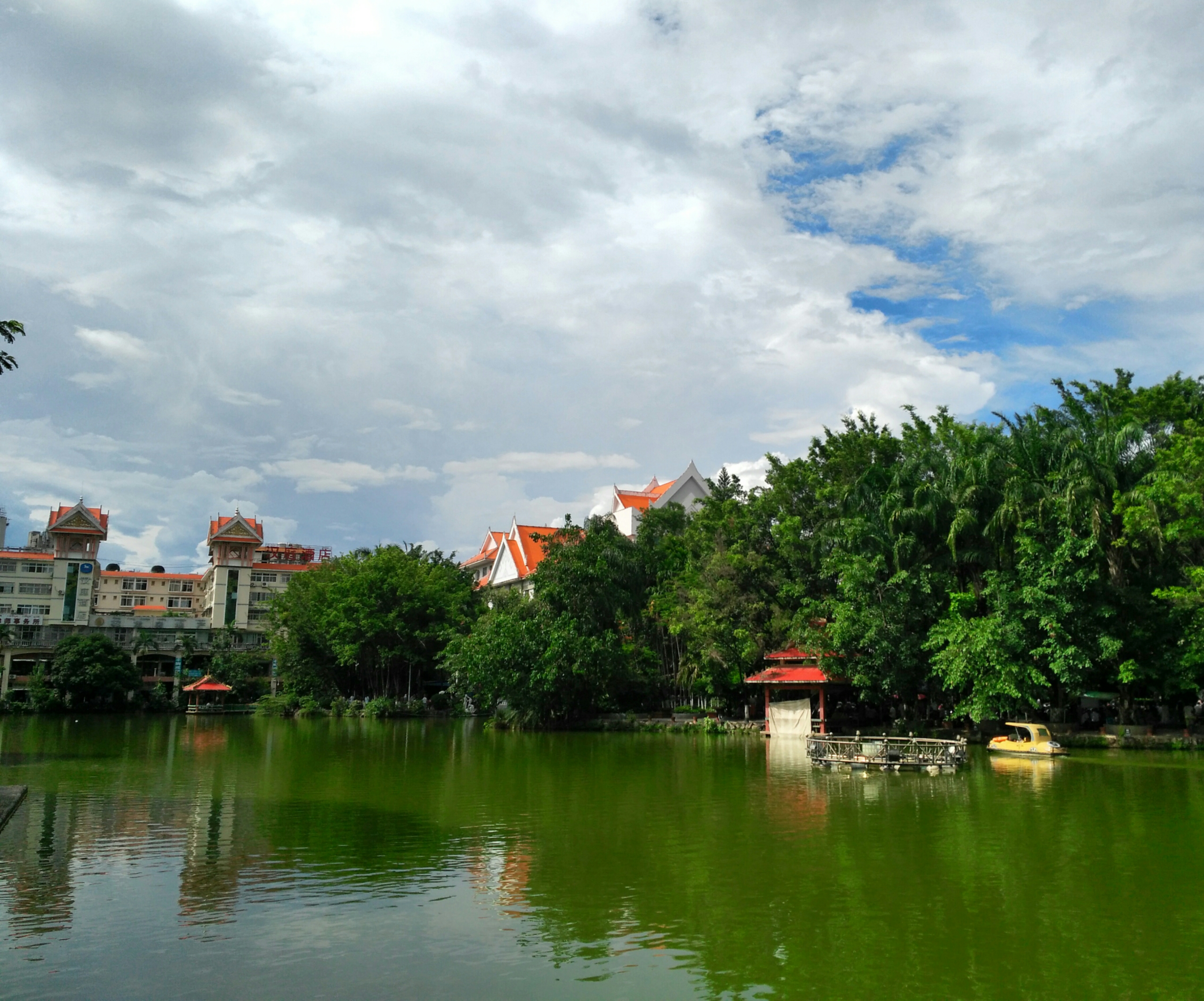 景洪孔雀湖图片
