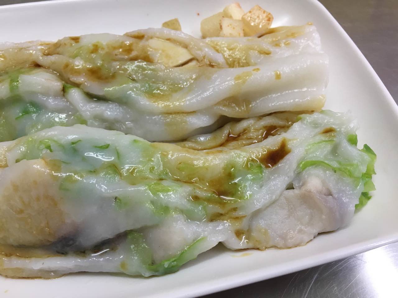 2022老西关广州肠粉王美食餐厅,爽滑好吃,吃过南宁那么多肠.