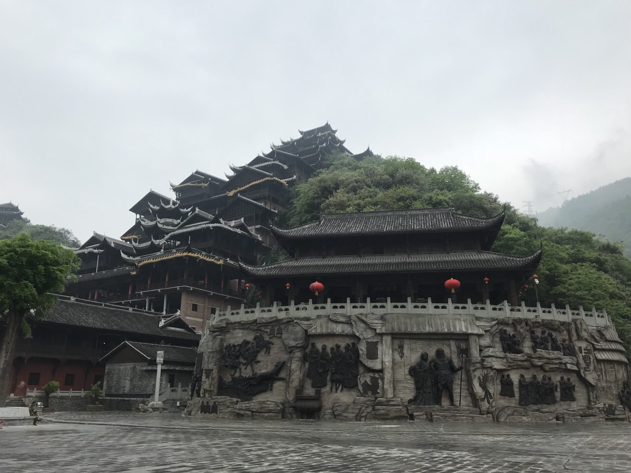 【携程攻略】彭水蚩尤九黎城景点,门票有点小贵,在门口看看就得了