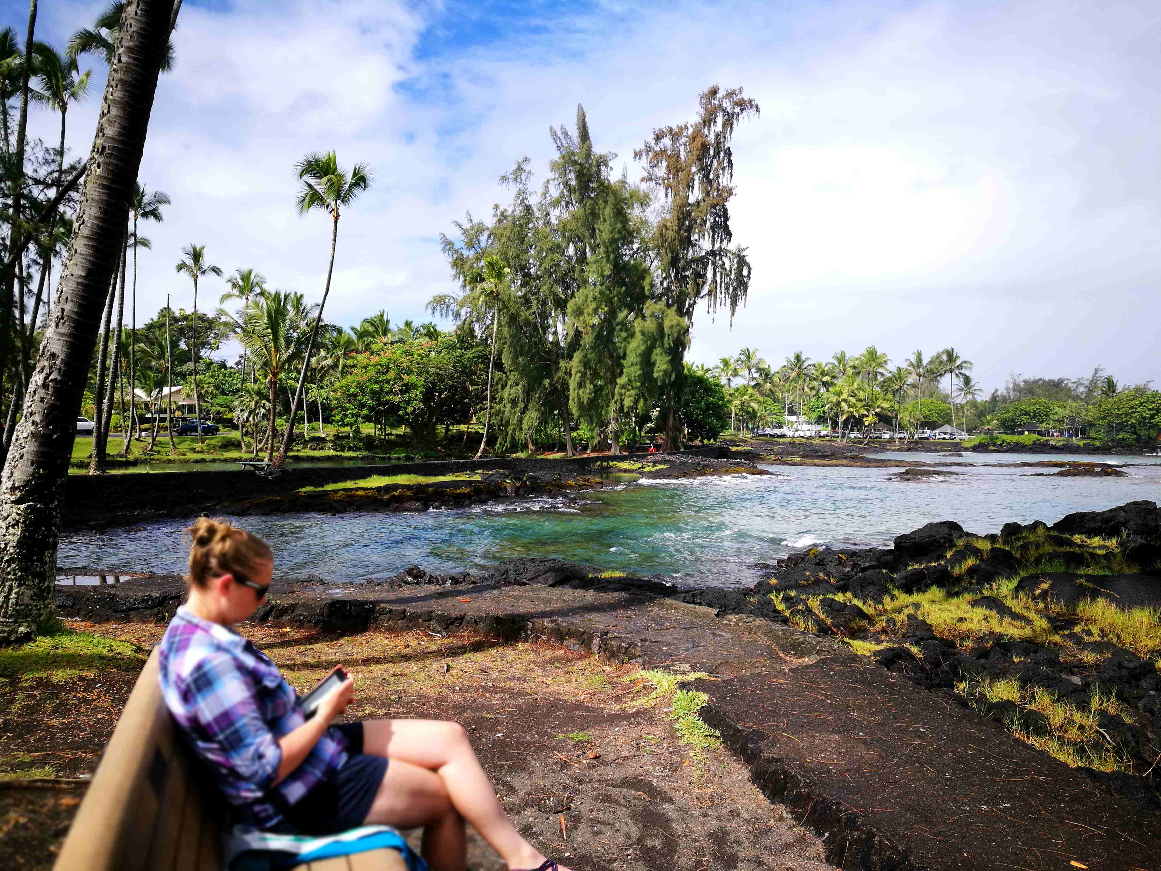 【彩虹瀑布—美国夏威夷大岛摄影系列之四摄影图片】大岛希洛市的彩虹瀑布国外摄影_太平洋电脑网摄影部落