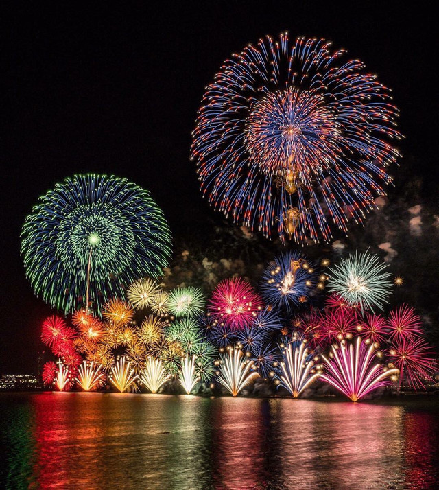 18 琵琶湖花火大会 携程氢气球