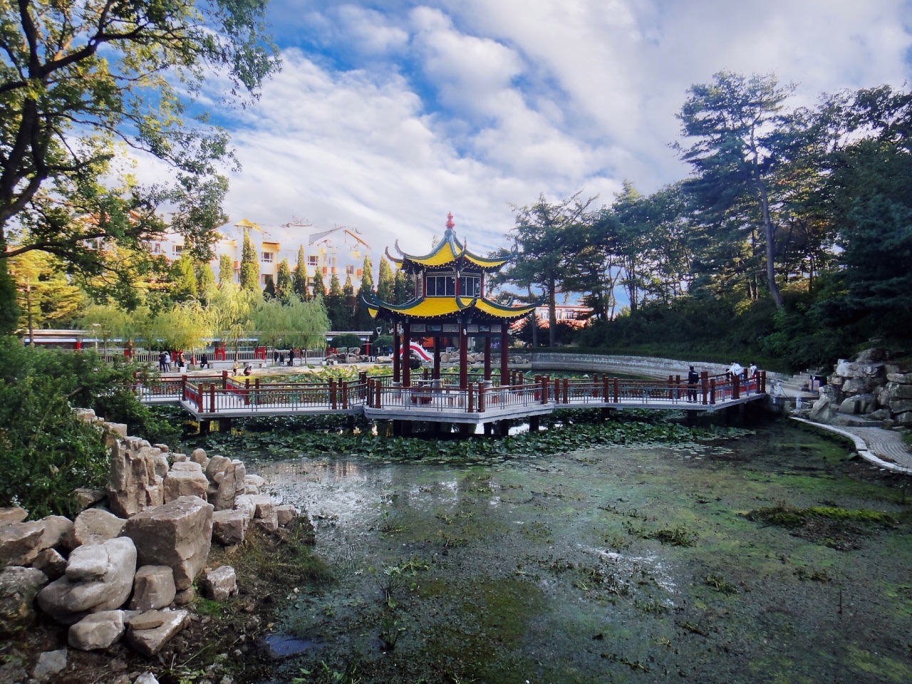 长春南湖公园，全国第二大城市公园，初冬时的景色依然美如画