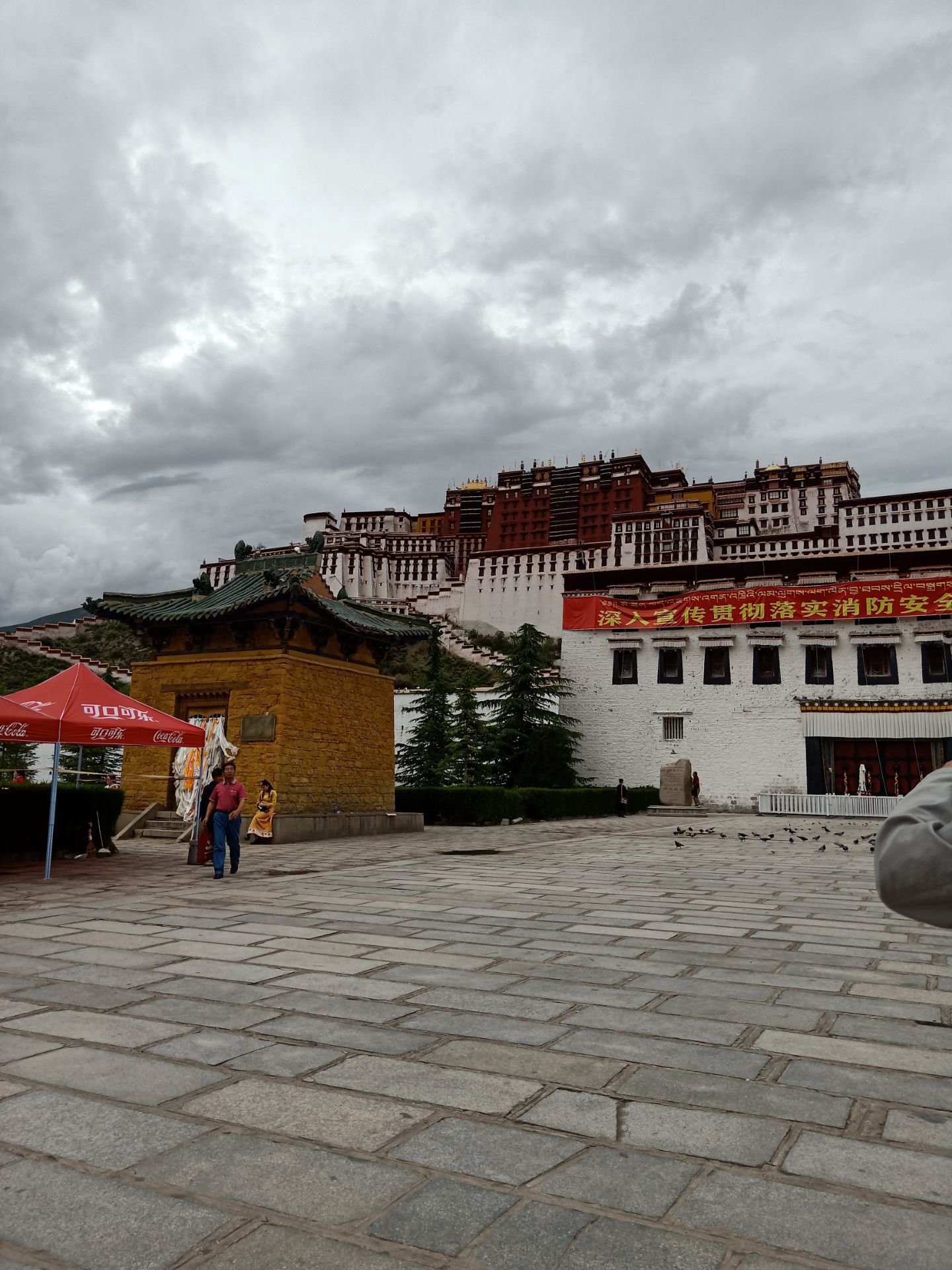 布达拉宫药王山观景台图片