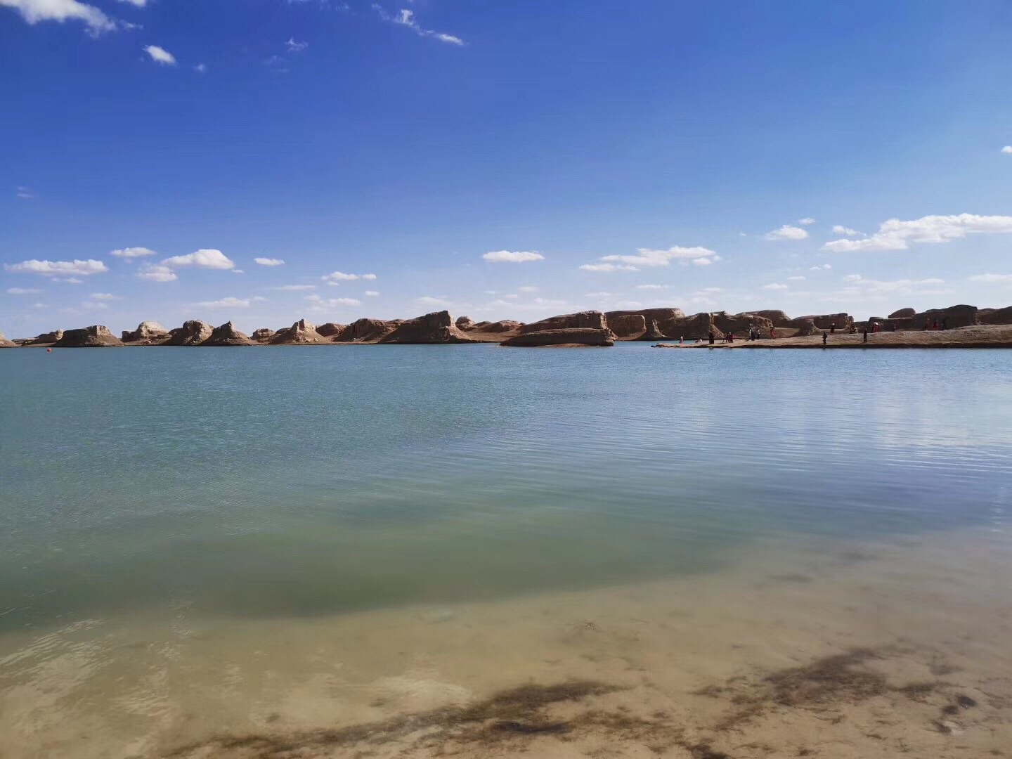 烏素特水上雅丹地質公園旅遊景點攻略圖