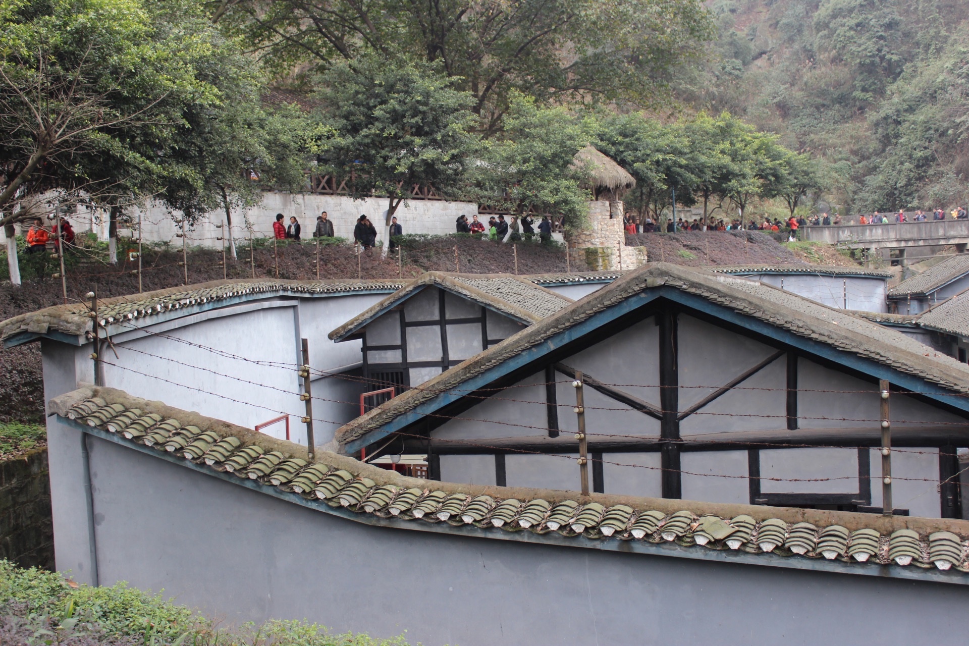 渣滓洞旅游景点攻略图