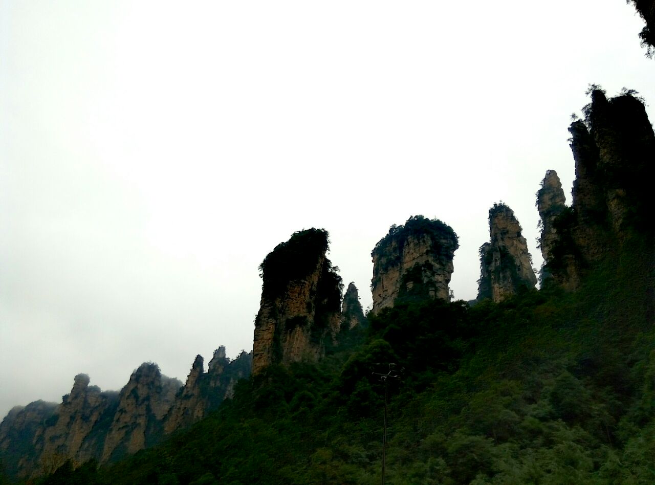 攻略】武陵源区十里画廊景点,很不错的徒步的地方,下次从这里上天子山