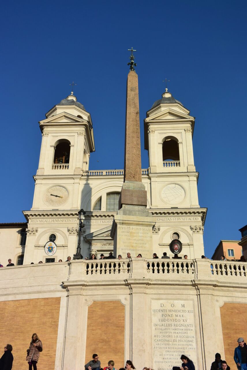 【携程攻略】罗马圣三一教堂方尖碑景点,意大利有很多方尖碑,它们都不