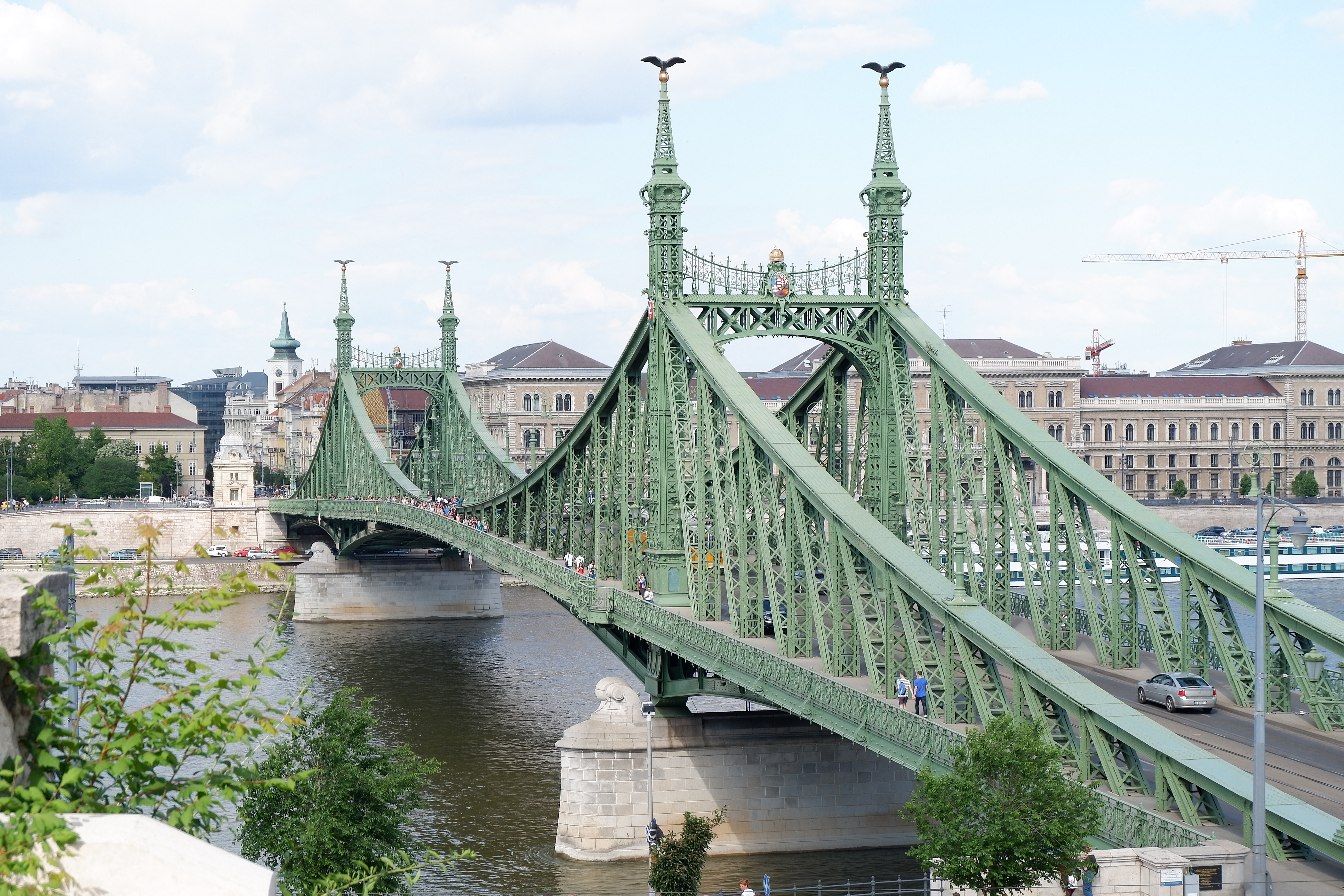 【携程攻略】布达佩斯自由桥景点,自由桥链接这布达和佩斯两岸.