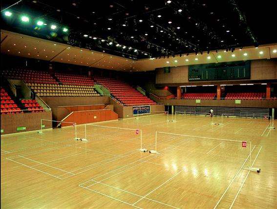 上海卢湾体育馆,是一座可容纳3500名观众的现代化体育馆,可以举行篮球