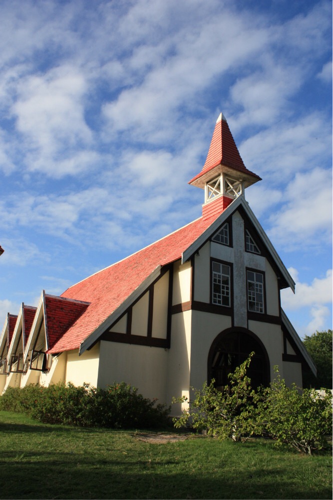 冰岛红顶教堂图片