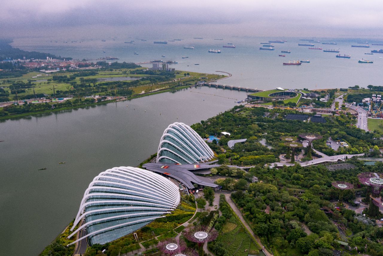 【携程攻略】新加坡金沙空中花园景点,鸟瞰新加坡景致,高处风景独好