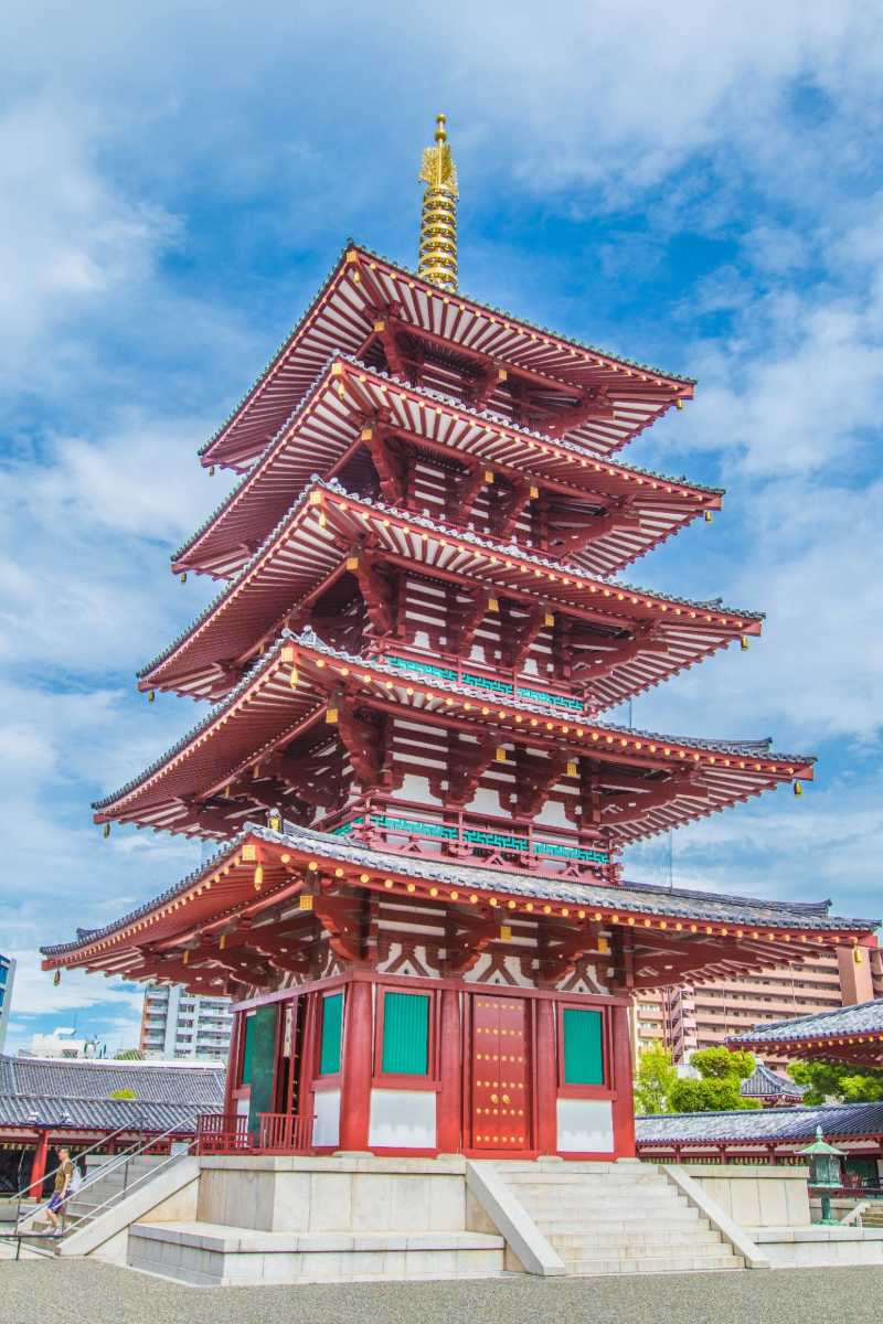 参观 四天王寺 游行活动 景点地址: 大阪 市天王寺区1丁目1