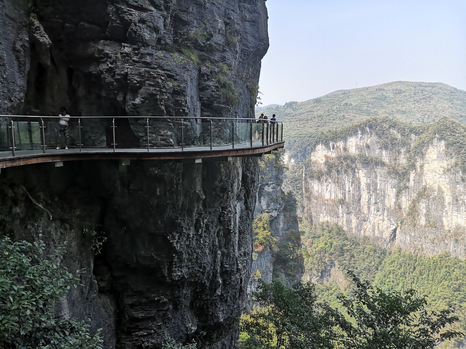 林口旅游景点玻璃栈道图片