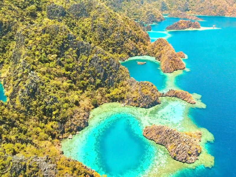 1/ 32 巴尔拉库达湖 barracuda lake "可感受到湖水温度的变化 " "
