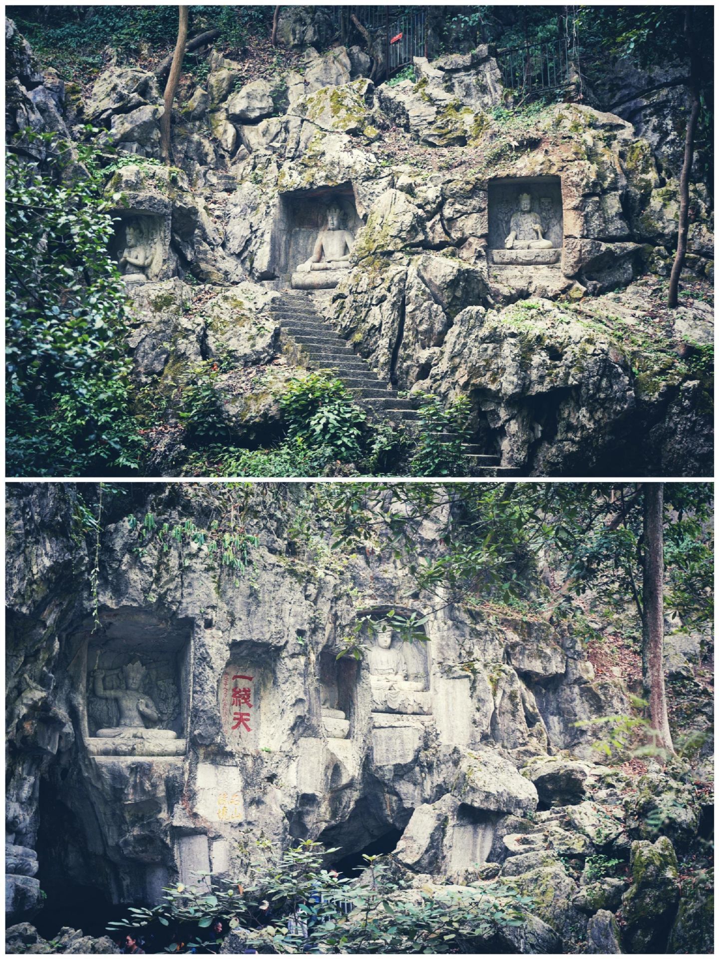 來杭州必來飛來峰和靈隱寺
靈隱寺和飛來峰都在靈隱景區裡面.