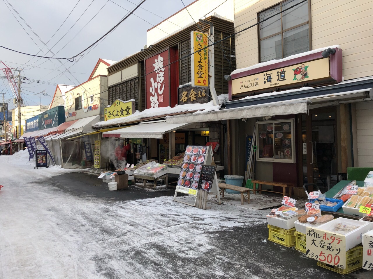 函馆函馆朝市えきに市场购物攻略,函馆朝市えきに市场物中心/地址