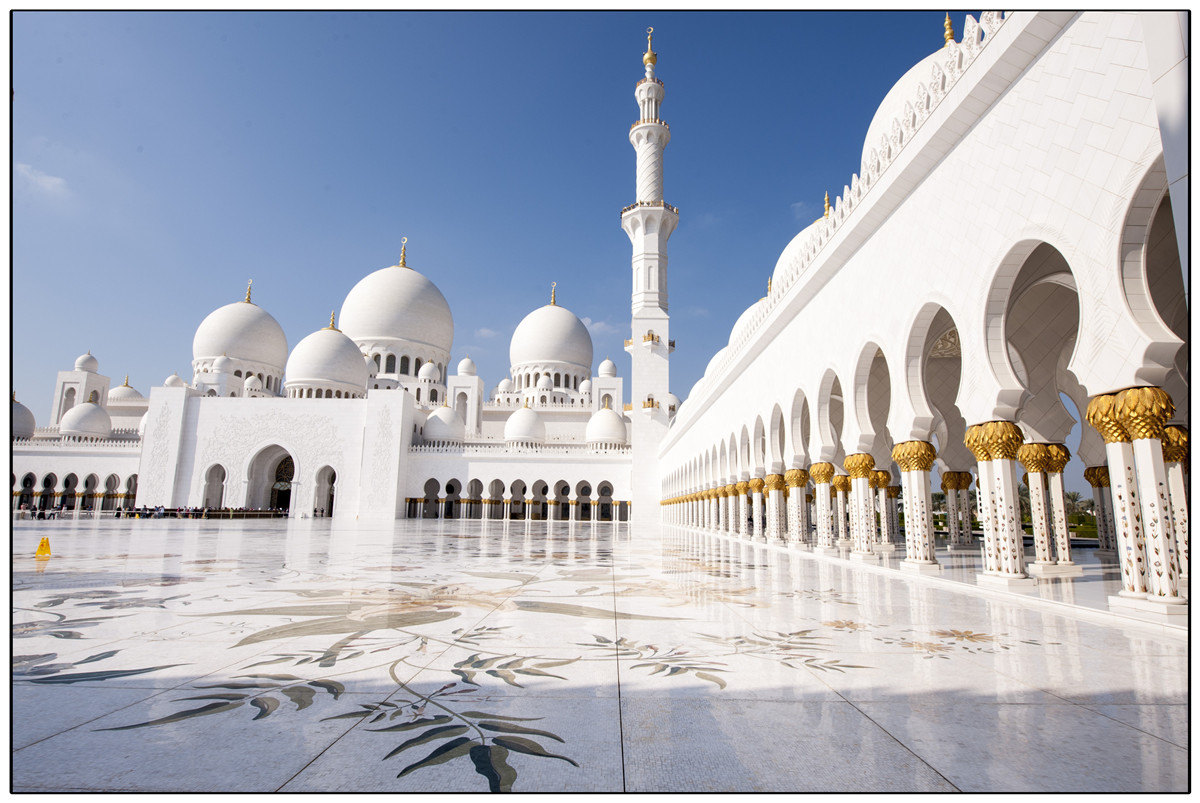 【阿布扎比--大清真寺（Grand Mosque）摄影图片】阿布扎比风光摄影_沙漠王子_太平洋电脑网摄影部落