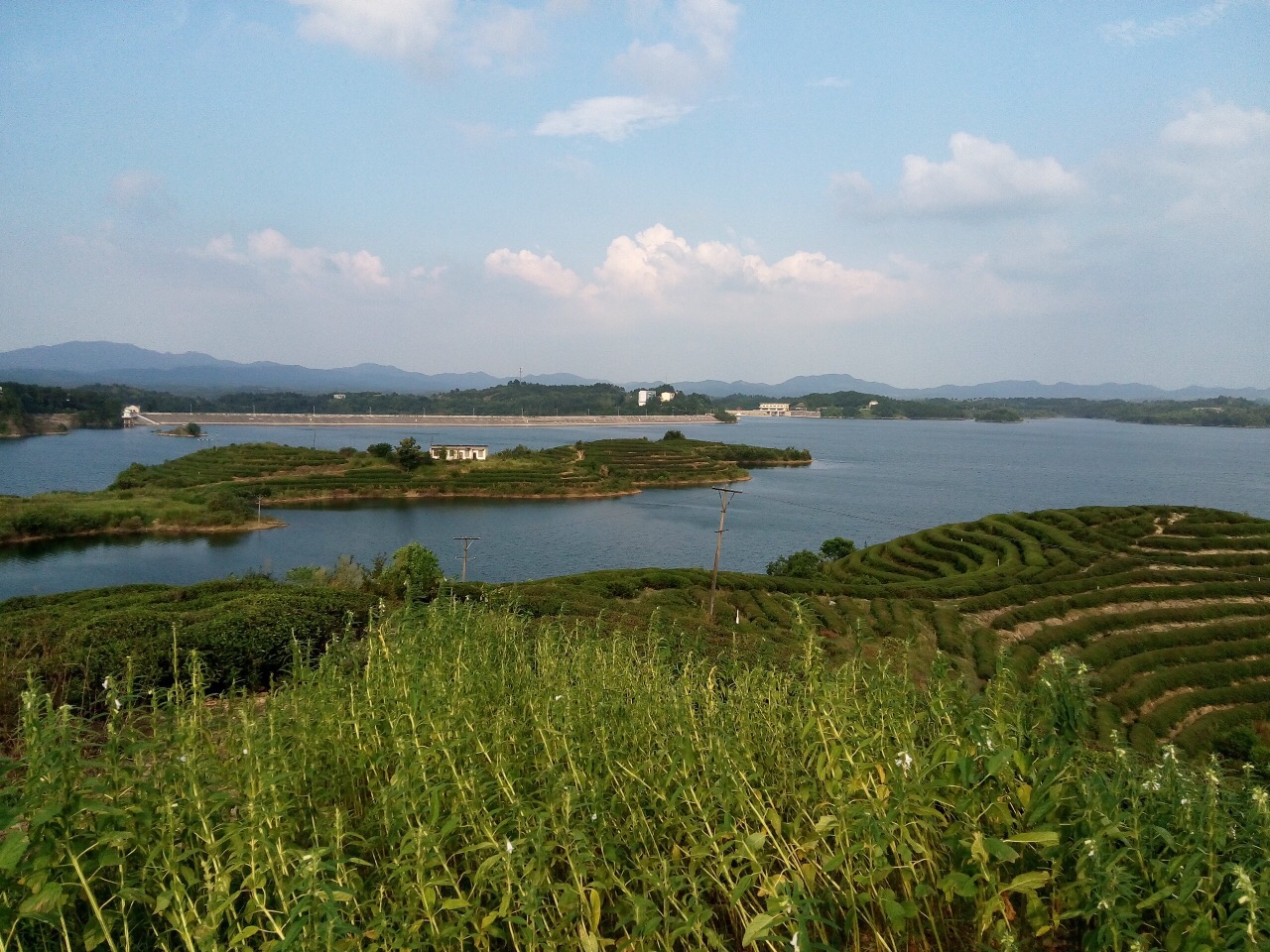 汶上琵琶山水库景区图片