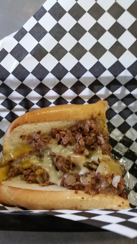 beef cheesesteak is great. first time here.