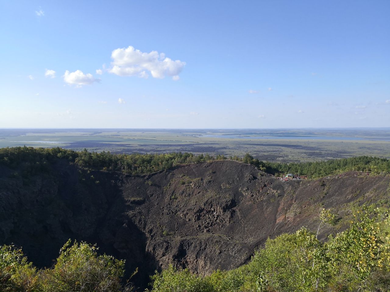 连池老黑山景点,五大连池最具代表性的景区,虽然管理一般,设施不足