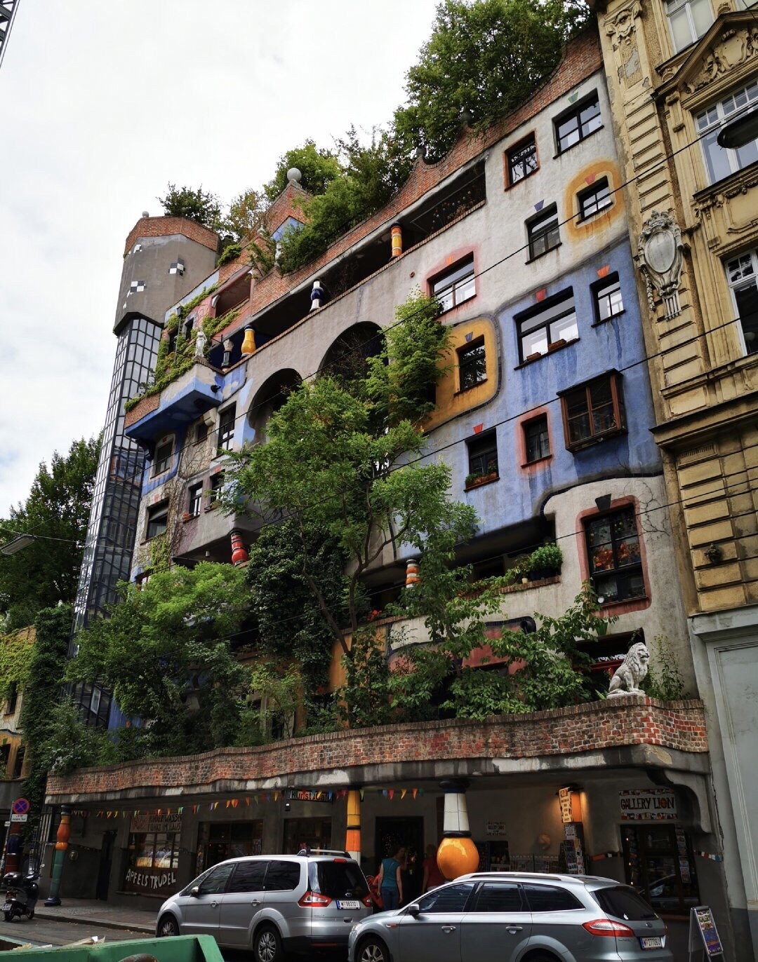 建筑分享 维也纳百水公寓 来自建筑师Hundertwasser的作品|建筑师_新浪新闻