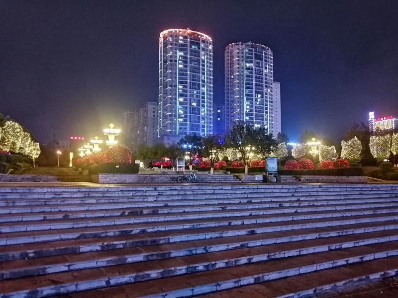 宣威火腿广场全景图图片