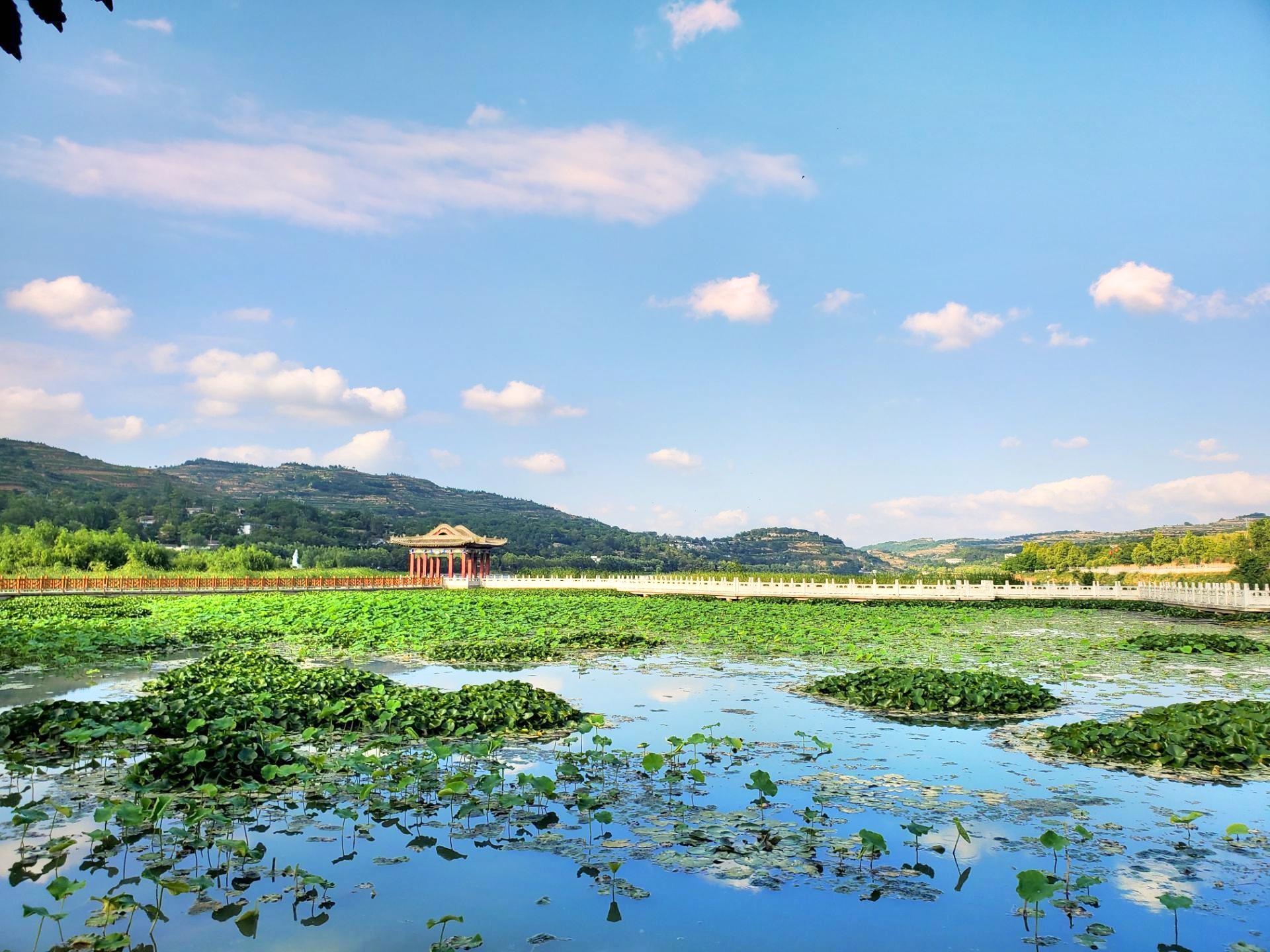 晚霞湖国家水利风景区图片