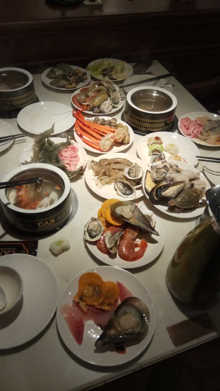 2021 can加餐·海鲜自助餐厅(万象城店)美食餐厅,东西是很多也新鲜