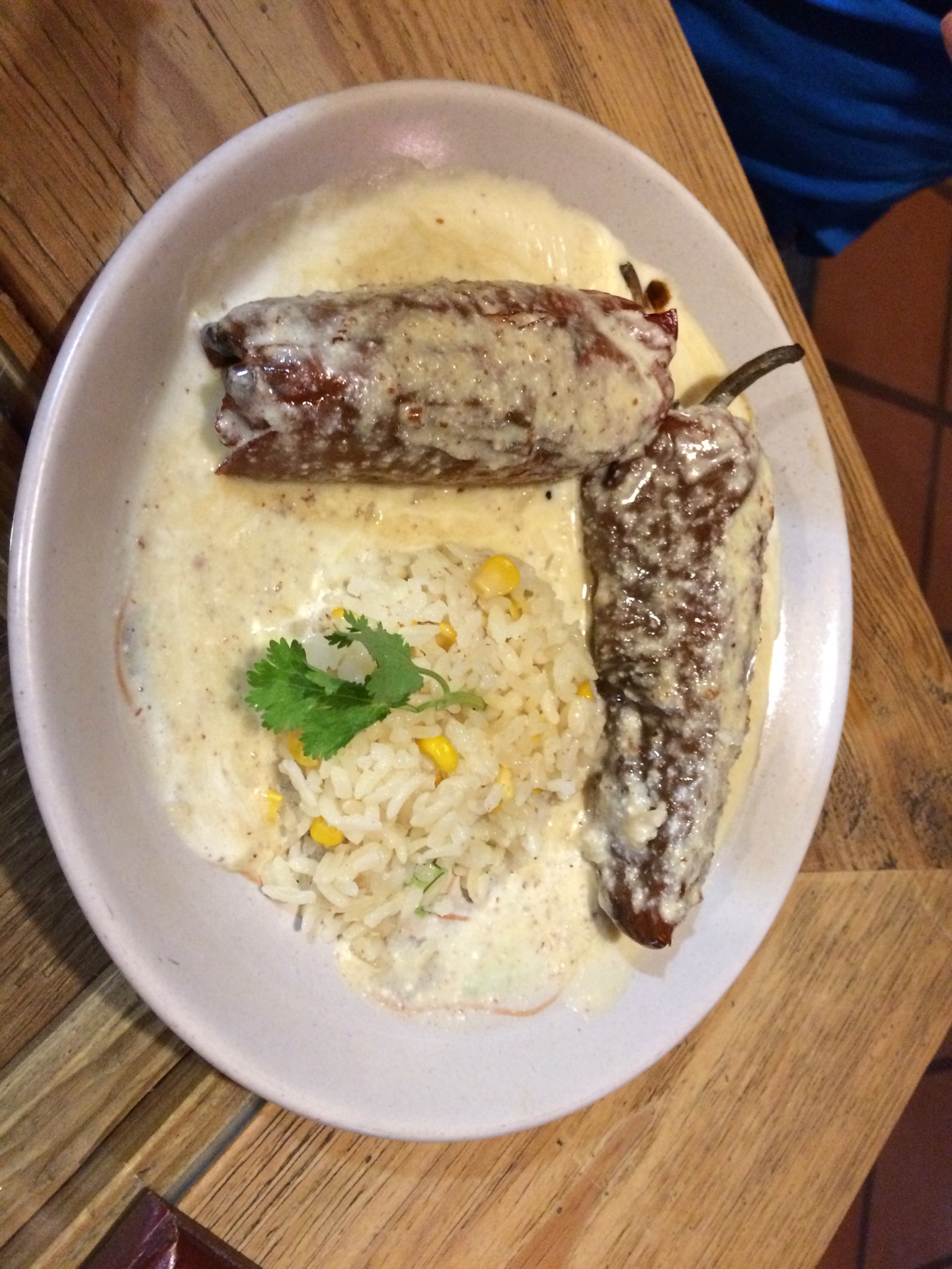 muy bueno los chiles aguascalientes, pechuga zo.