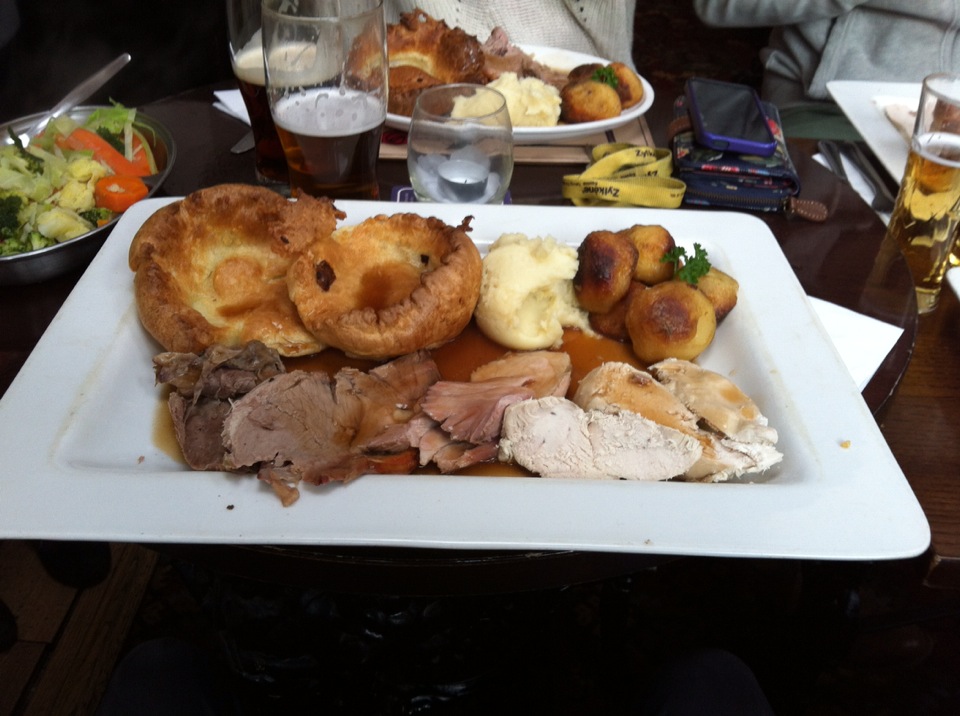 the roast dinner with everything on it is massi.
