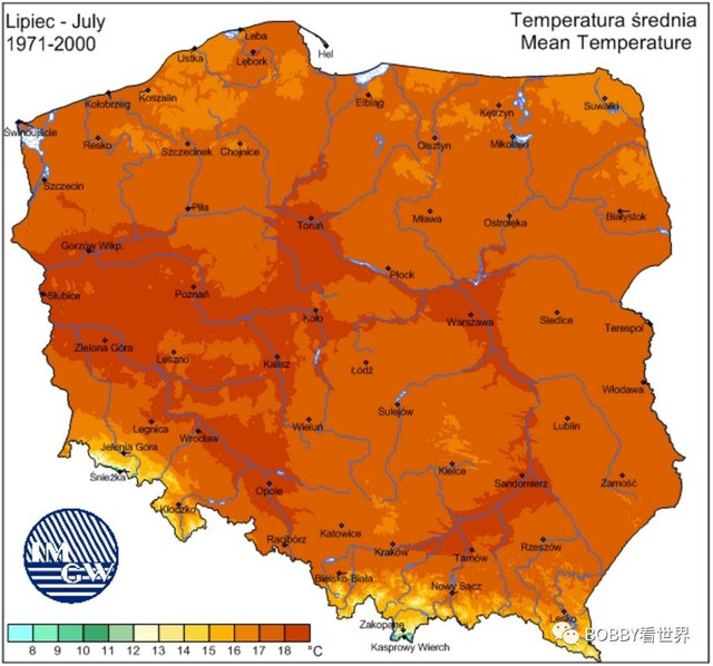 波兰的气候特征