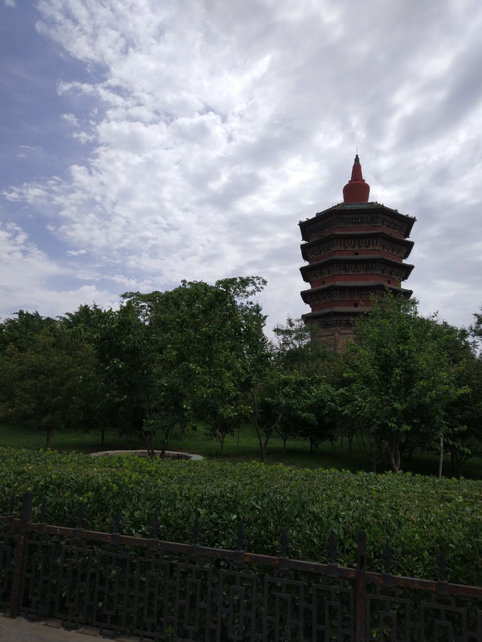 乾州古城文峰塔图片