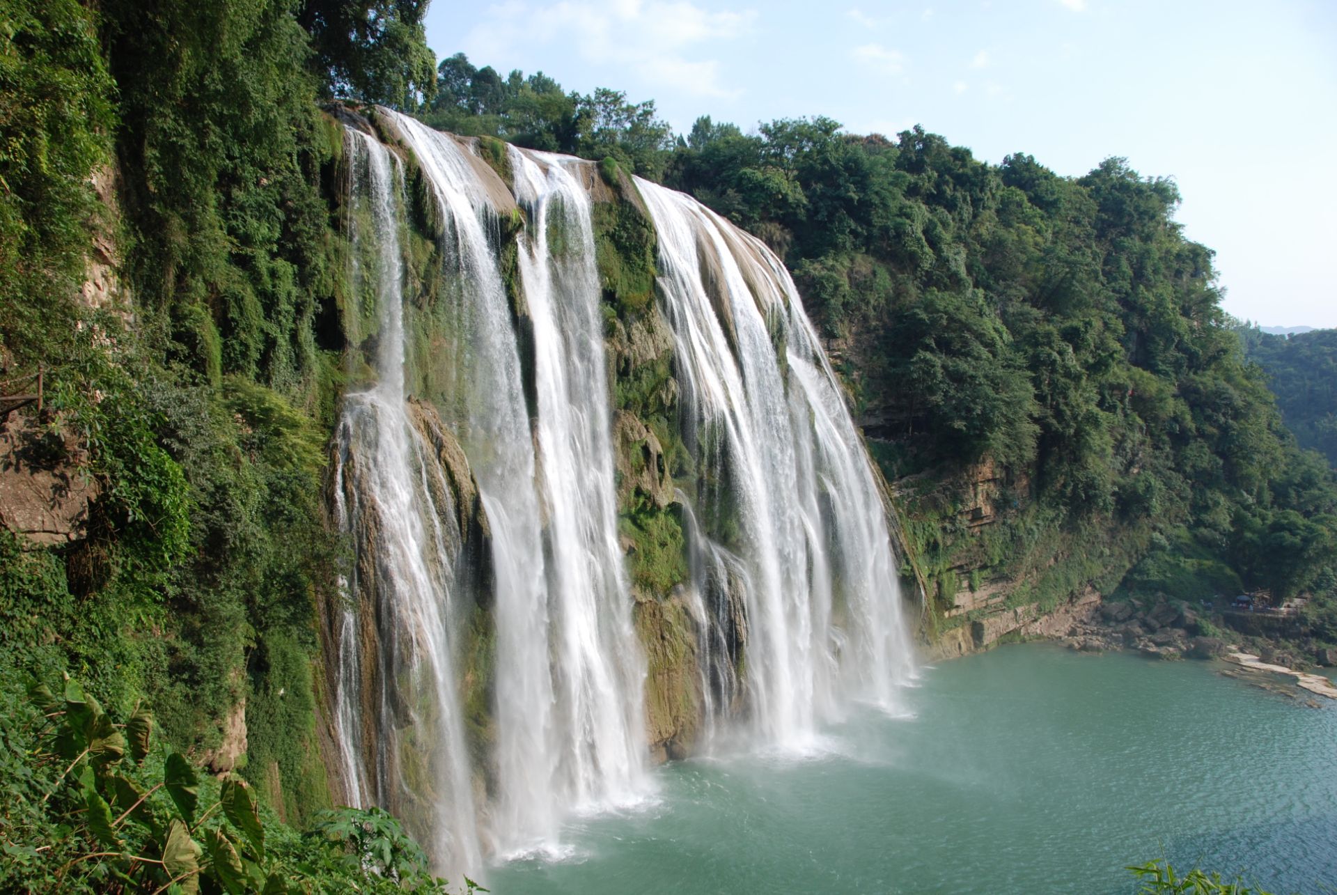 贵州 黄果树瀑布群 陡坡塘瀑布|陡坡塘瀑布|贵州|黄果树瀑布_新浪新闻