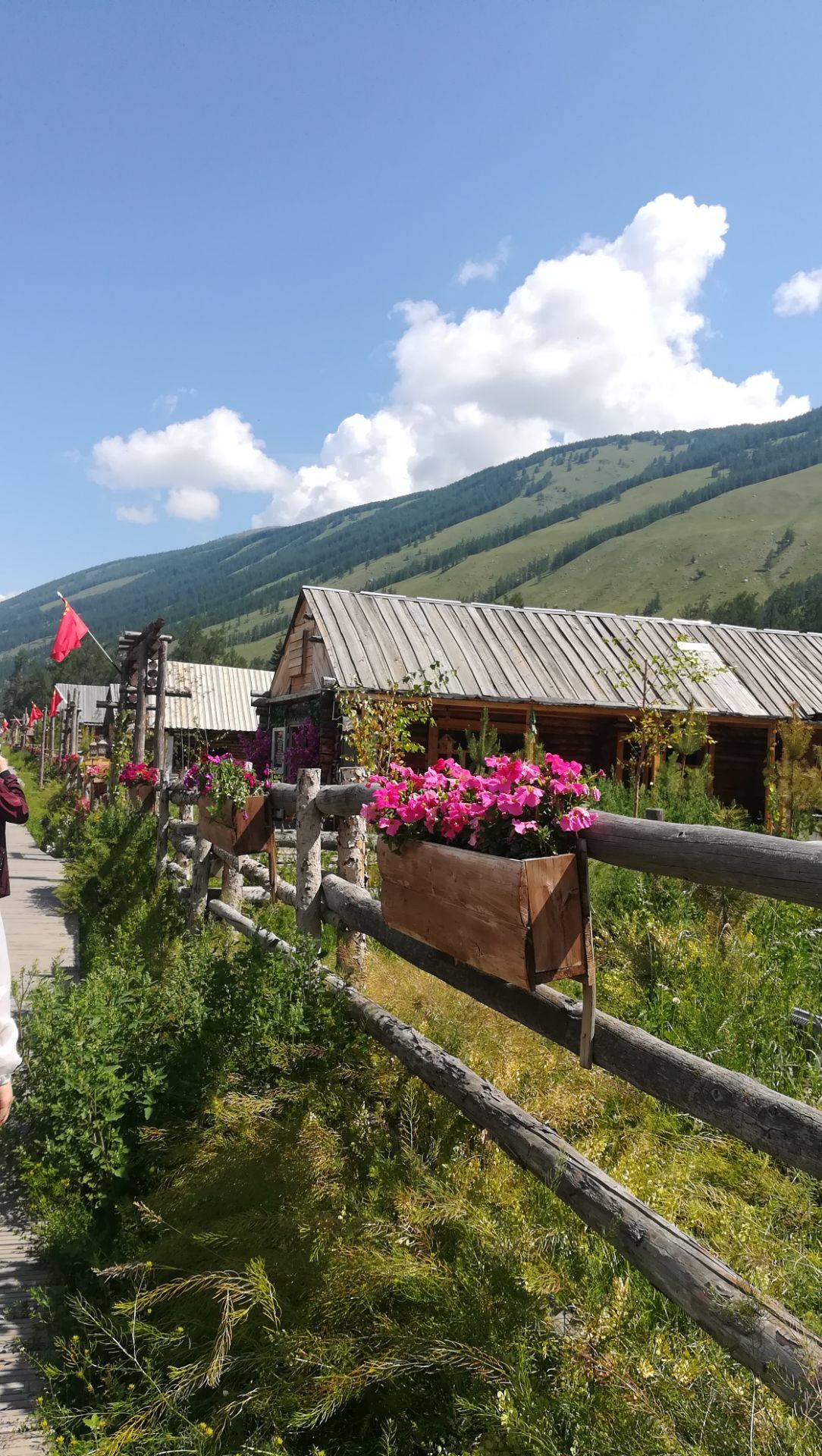 喀纳斯湖畔图瓦村