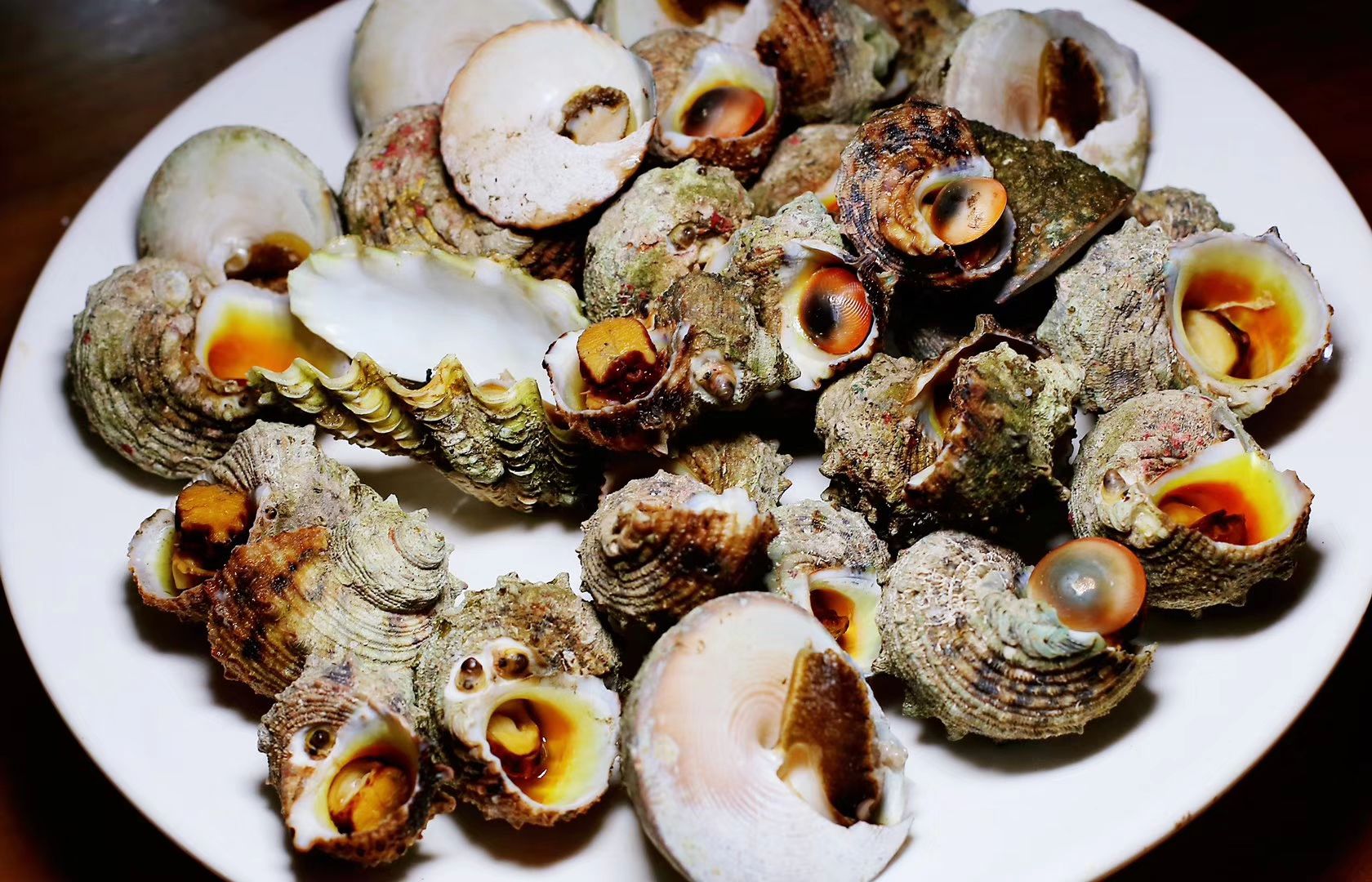 2021西岛渔家海鲜美食餐厅,.蒸,蒜蓉以及姜葱炒,蘸碟.【去哪儿攻略】