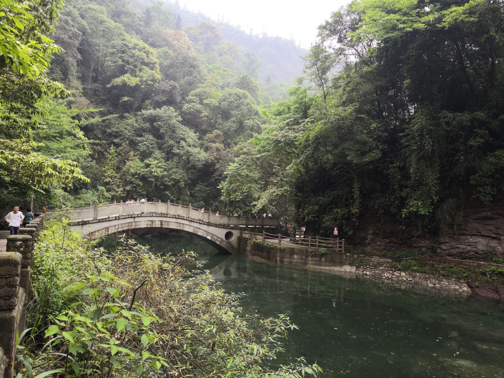 峨眉山双桥清音图片