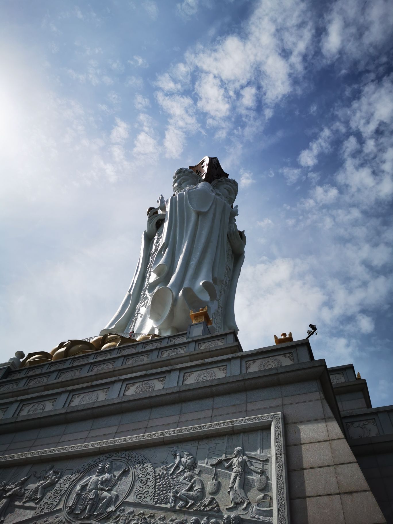 【攜程攻略】三亞南山海上觀音景點,南海觀音高108米,3面的南海觀音