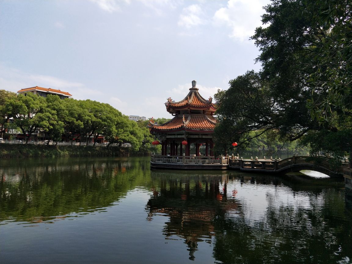 【攜程攻略】潮州西湖公園景點,如果不是節假日的話,潮州西湖是一個