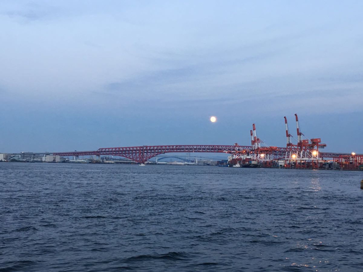 2020大阪府咲洲厅舍展望台游玩攻略,.今天天气非常好 有红色云 .