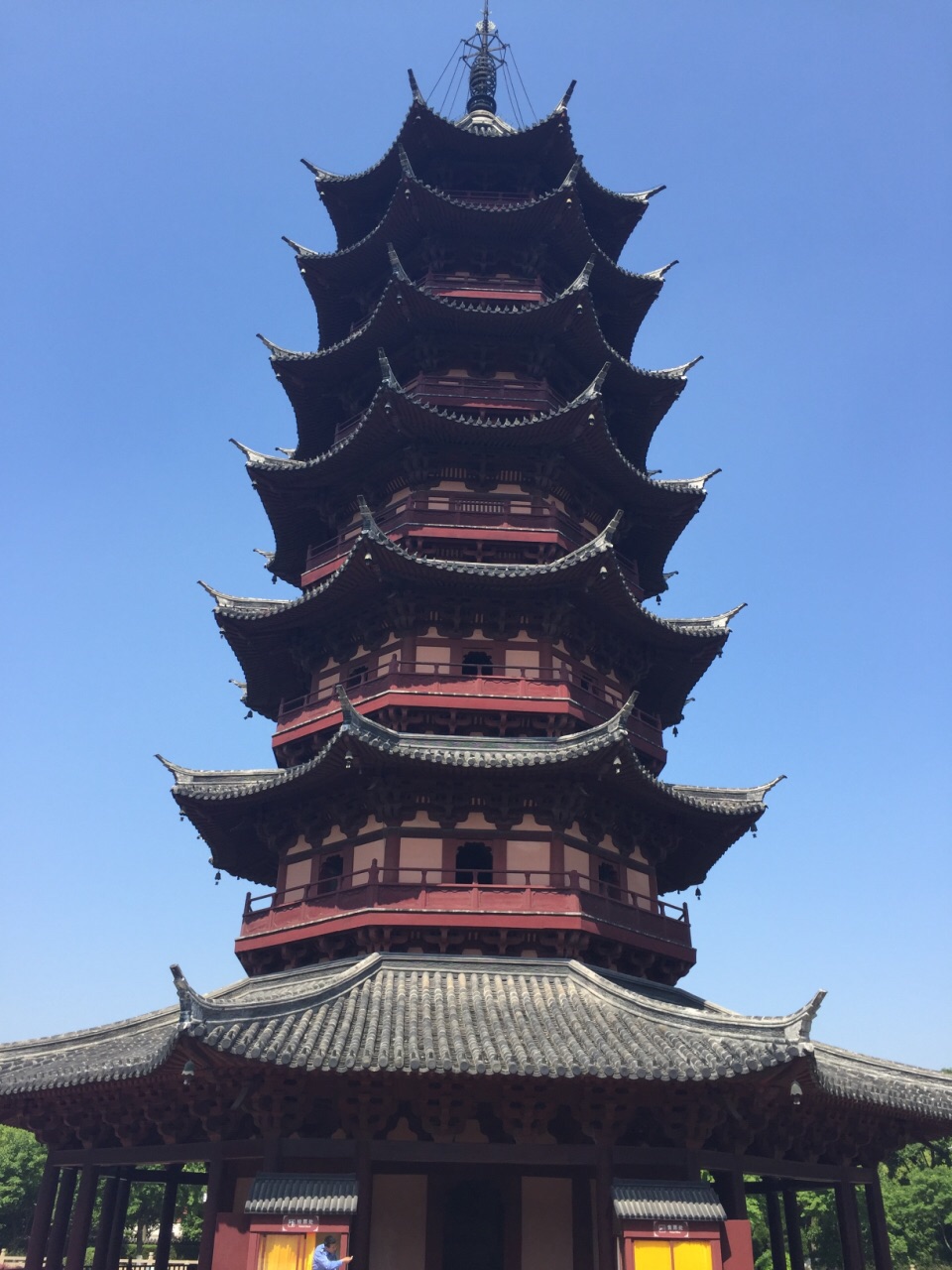 【携程攻略】苏州瑞光塔景点,苏州的塔,桥,园林等都非常好看,如闻名