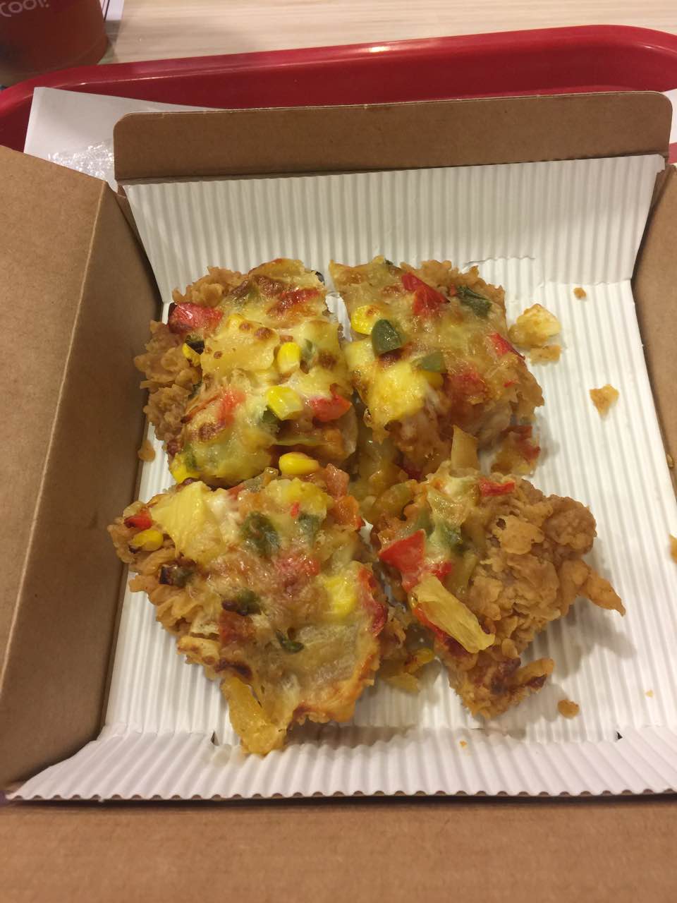 2020肯德基(曹安店)美食餐厅,新出的芝士鸡腿至尊无饼底比.