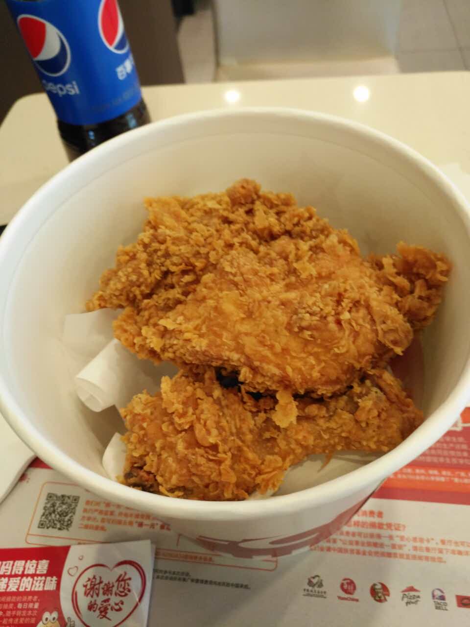 2021肯德基(大丰店)美食餐厅,味道杠杠的,不过有点腻,咸.