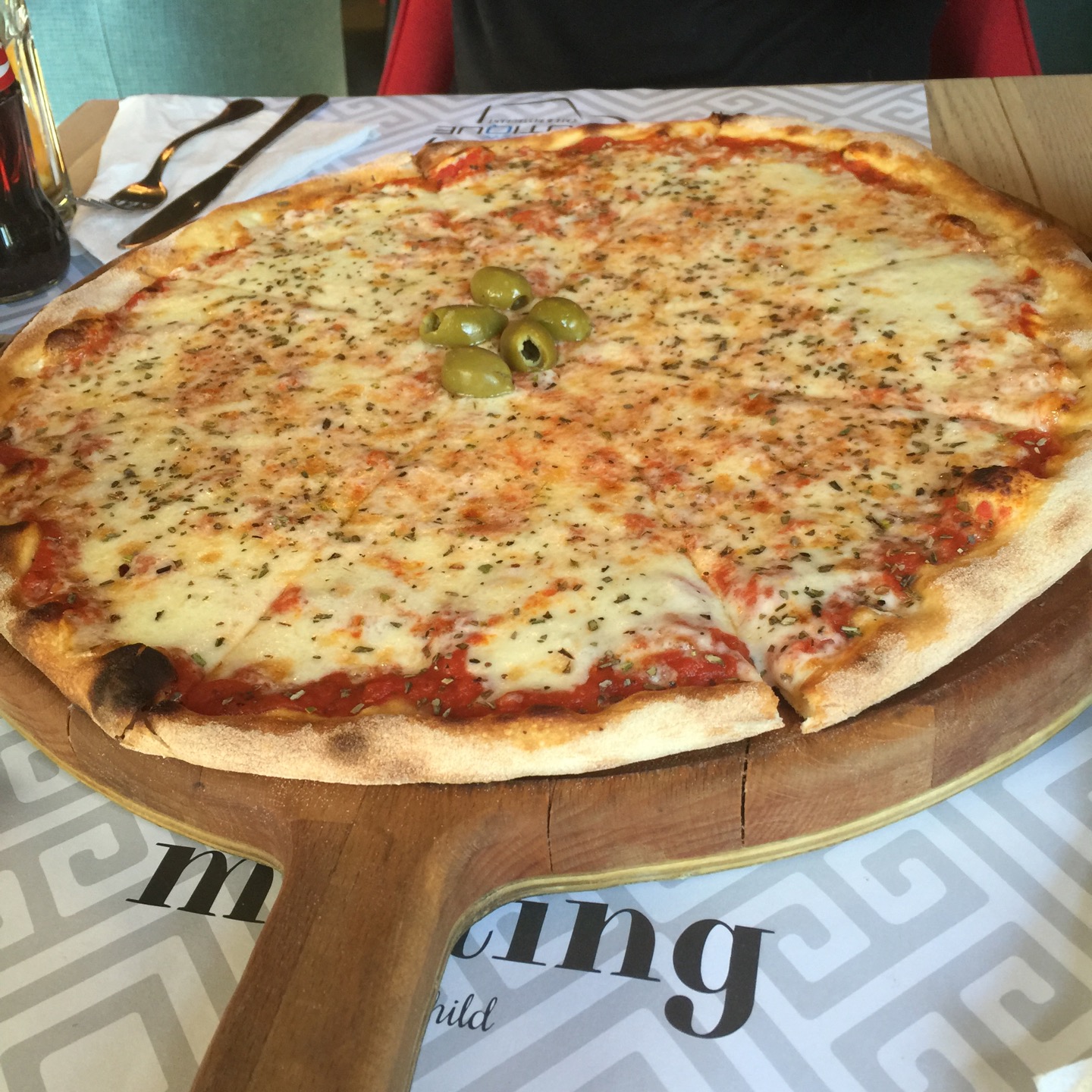 margarita pizza iddetle tavsiye edilir  güzel