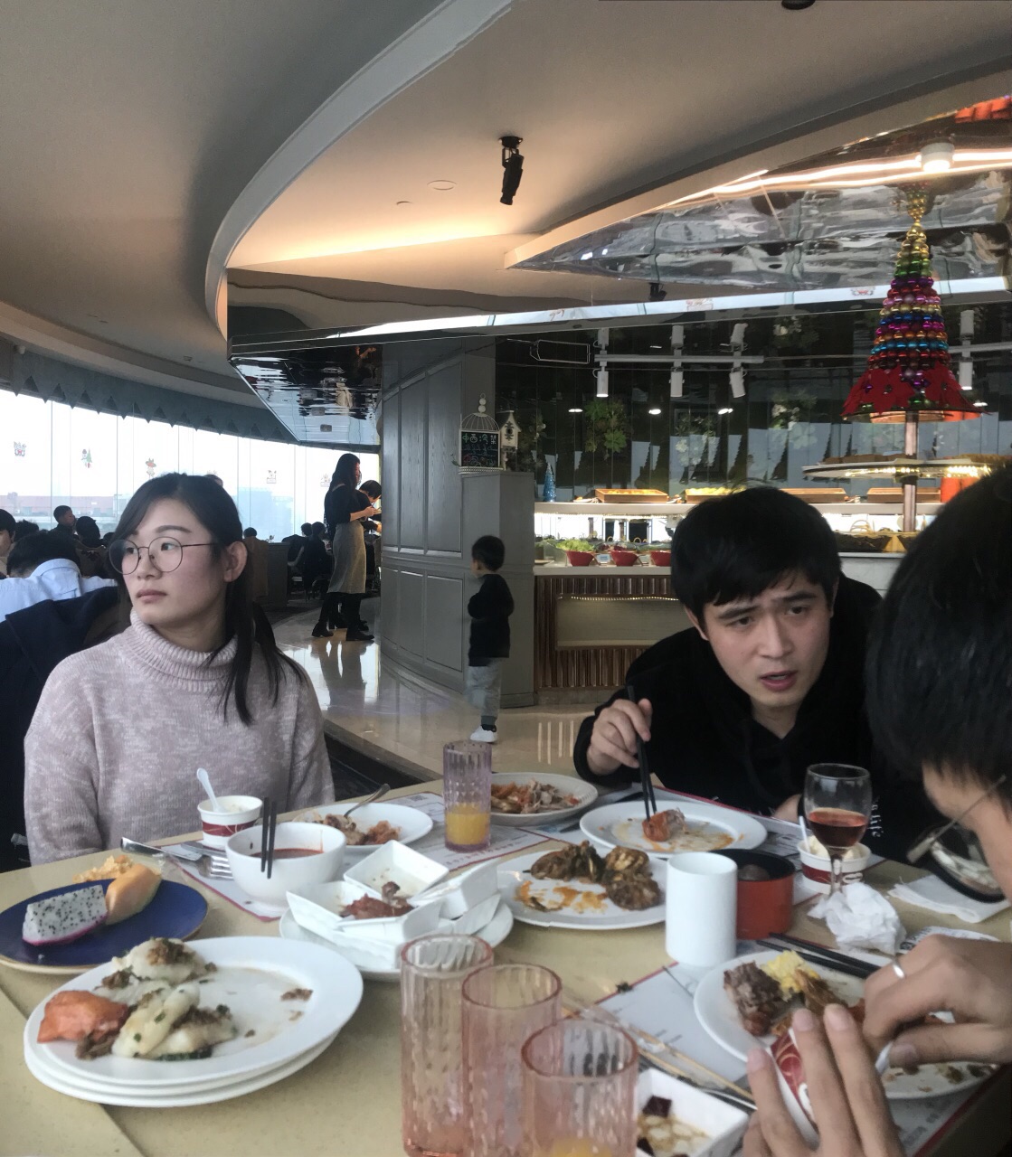 友好饭店西湖旋转全湖景餐厅