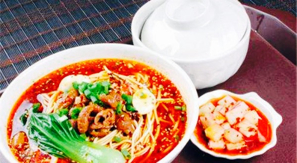 张记重庆小面(锦绣城店) 直线距离176m