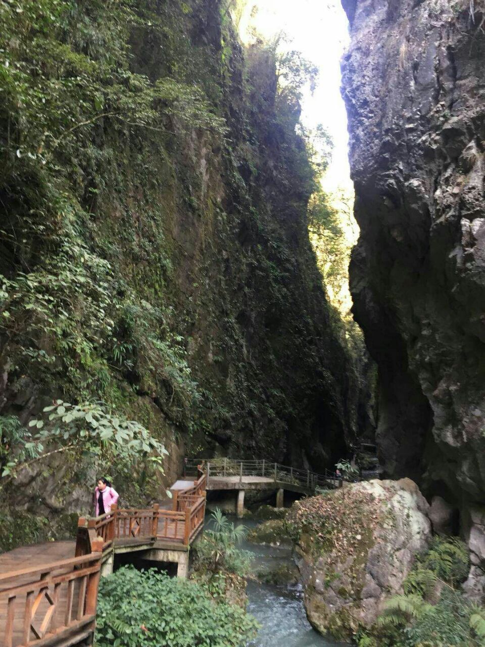 张家界一线天景区图片