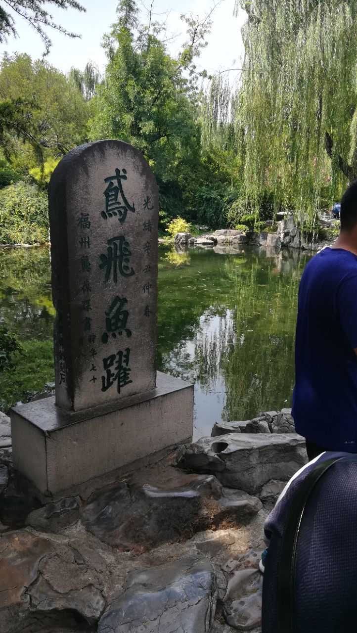 趵突泉公園東門進去,李清照紀念館門口就是.人不多,內有魚,水清澈.